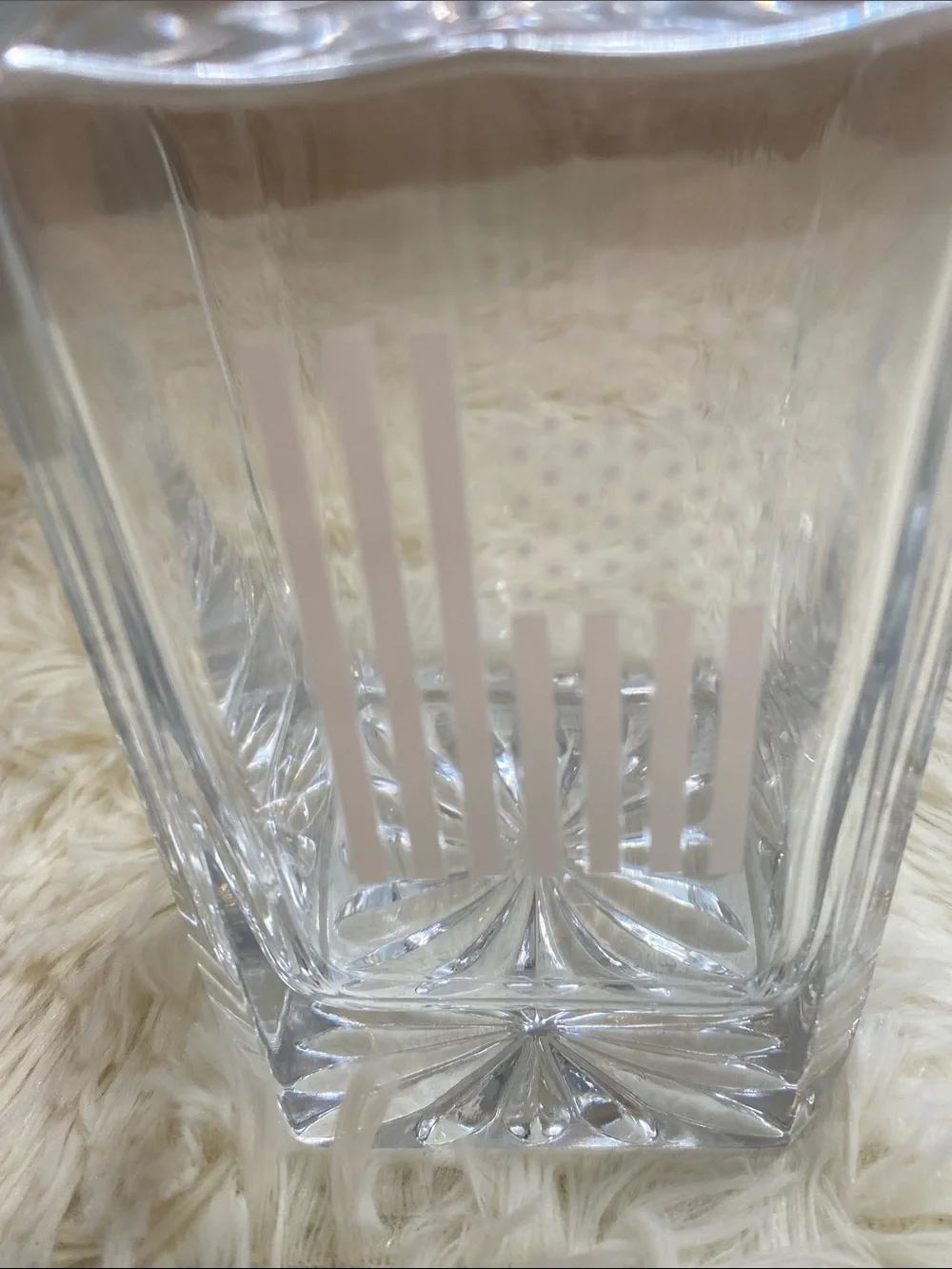 NEW Old Southern Brass Flag Whisk Decanter